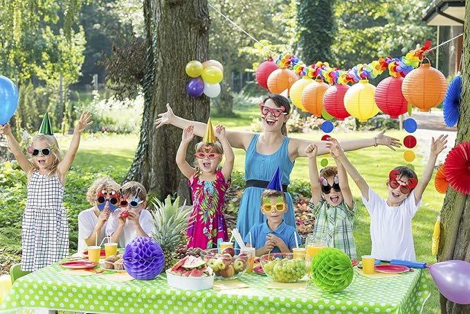 Ocean Line Luau Party Sunglasses 9 Pairs Funny Hawaiian Glasses