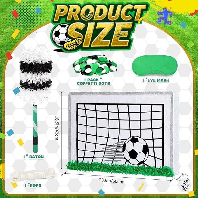 Large Soccer Ball Piñata Soccer Party decoration Pinata with