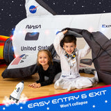W&O Space Explorer Aerodome with LED Lights & Blast-Off Button –