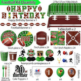 Football Birthday Party Decorations 191Pcs Football Party Supplies