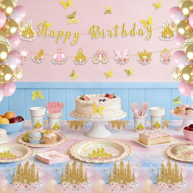 Princess Birthday Party Decorations Princess Party Decorations Pink