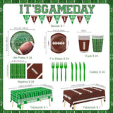 Football Party Supplies Kit And Football Decorations Set Serve 24