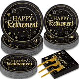 50 Guests Retirement Party Decorations Retirement Plates Napkins Set