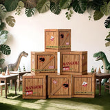 Dinosaur Party Decorations 6 Pcs Dinosaur Theme Boxes for Dinosaur