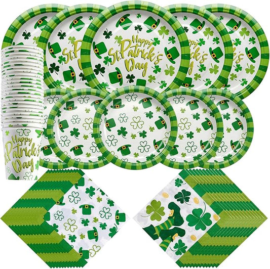 St Patrick's Day Party Decorations Set Serve 24 St Patrick's Day