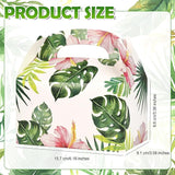 DjinnGlory 36 Pack Hawaiian Luau Party Favor Treat Boxes Gable Boxes