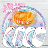 96Pcs Mermaid 5th Birthday Party Decorations Dive Into Five Party