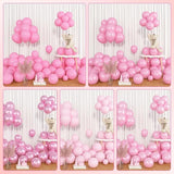 Amandir 153pcs Pink Balloon Garland Arch Kit, Different Sizes 18 12