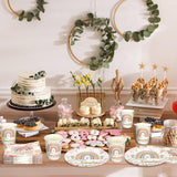200 Pcs Rainbow Baby Shower Paper Plates Napkins Cups Baby Shower