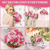 8 Bundles Artificial Peonies Flowers Boho Faux Flowers Arrangements #1