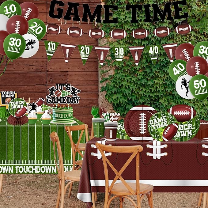 Football Party Decorations Serve 24 Football Party Supplies Includes
