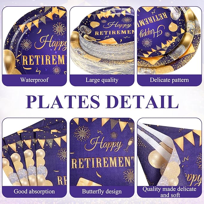 452 Pcs Retirement Party Decorations Supplies Women Set Include