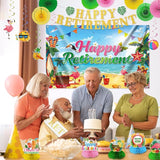Luau Hawaiian Retirement Party Decorations 23Pcs Beach Retirement