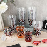60 Pcs Casino Theme Party Decorations 12 oz Casino Cups Plastic
