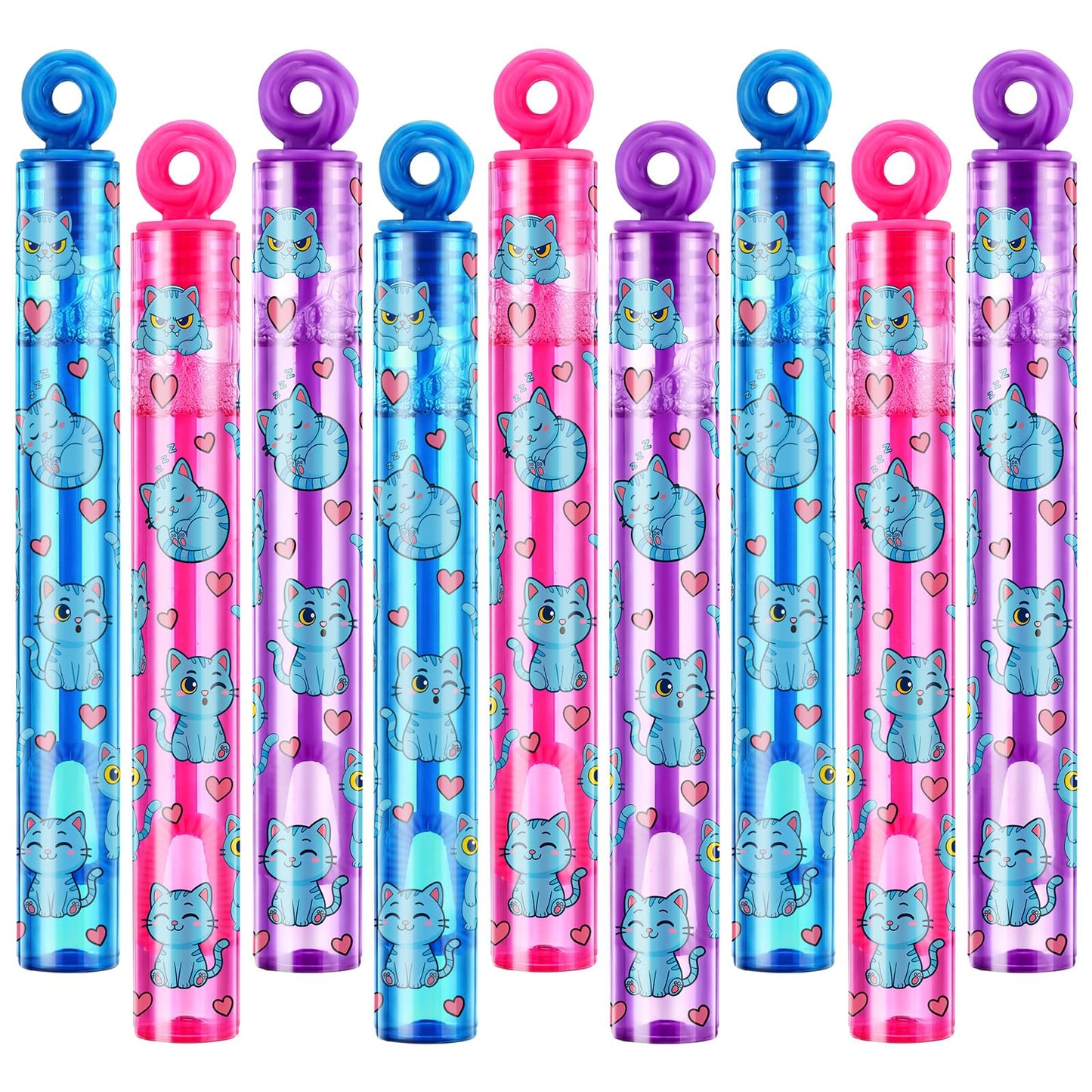 Rotatingpals 32 Pcs Kpop Bubble Wands Tiger Decals for Kpop Bubbles