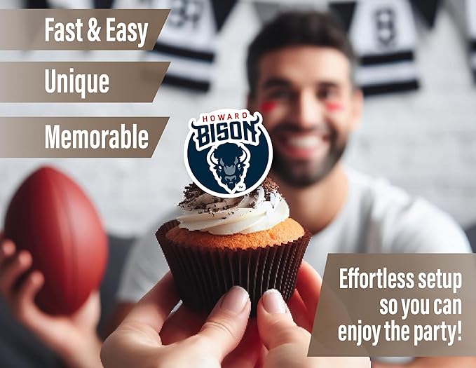 Howard University Party Supplies for Football, Birthday Gift, HU