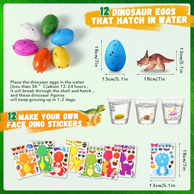 134Pcs Dinosaur Party Favors Dinosaur Birthday Party Decorations