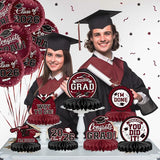 9PCS Graduation Party Decorations Class of 2026 Congrats Grad Table #6
