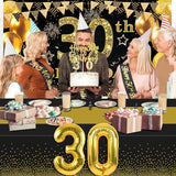 30th Birthday Decorations for Him Her with 30th Birthday Banner