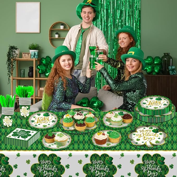 151pcs St Patricks Day Party Supplies St Patrick's Day Party