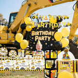 345 Pcs Construction 2nd Birthday Party Supplies Dump Truck Two