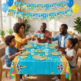 171pcs Summer Beach Birthday Party Decorations Paper Plates Napkins