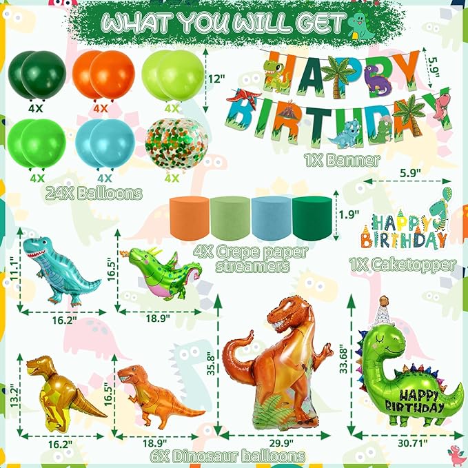 Dinosaur Birthday Party Decorations Dinosaur Birthday Decorations