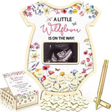 63 Pcs Wildflower Baby Shower Guest Book Alternatives Set Baby