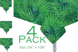 4 Pack Animal Safari Theme Zoo Print Table Cover Animal Tablecloth