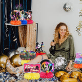 70s Disco Table Centerpieces for 1970s Disco Fever Party Decorations