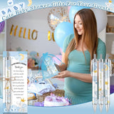 145 Pieces Baby Shower Favors for Guest Blue Elephant Ballpoint Pens