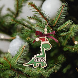 Dinosaur Christmas Ornament 2025 - Dinosaur Ornaments for Tree,