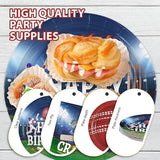 96Pcs Cricket Birthday Party Decoration Sports Theme Ball Plates and