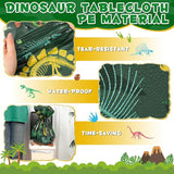 177 Pcs Dinosaur Birthday Party Supplies 25 Guest Dinosaur Theme
