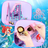 Mermaid Number 4 Pinata with Stick Blindfold for Girl 4th Birthday
