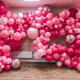 Togvu Hot Pink and Baby Pink Balloons, 60 Packs 12 Inch Premium Pink