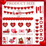 30 Pcs Valentines Day Decorations Set Valentines Day Decor Be Mine