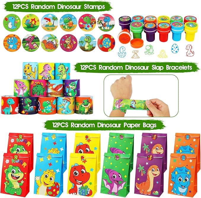352PCS Dinosaur Party Favors Dinosaur Birthday Party Decorations