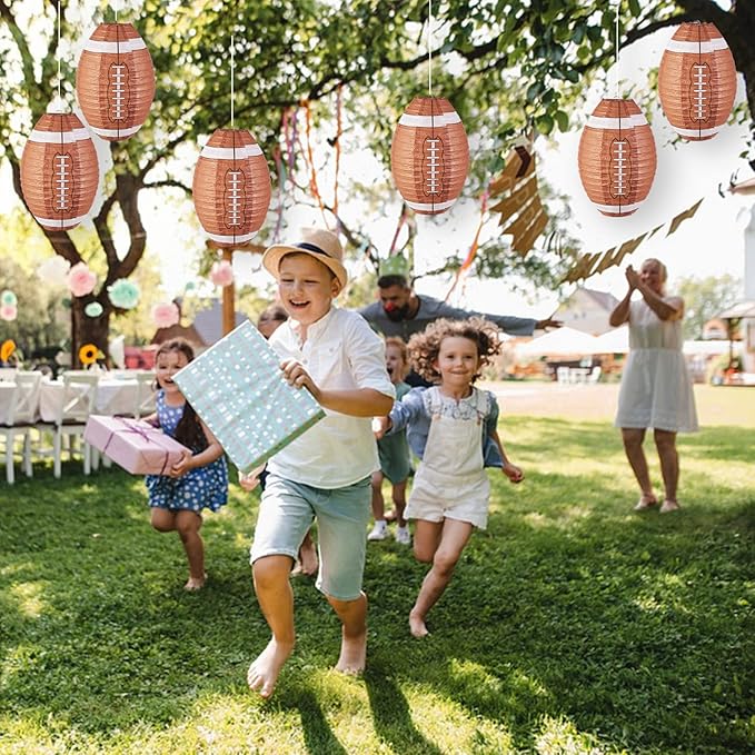 Easy Joy 12 Inch Football Party Decorations Football Lanterns
