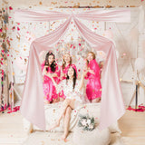 Froova 122 x 70 Inch Giant Pink Bow Decor Big Pink Tie Shape Bow Room