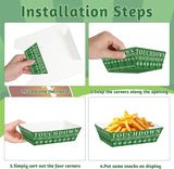 50 PCS Football Party Decorations 2026 Football Serving Tray