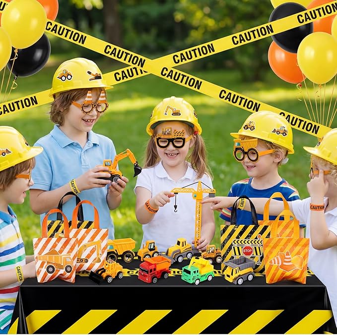 148 Pcs Construction Birthday Party Supplies Include 12 Construction