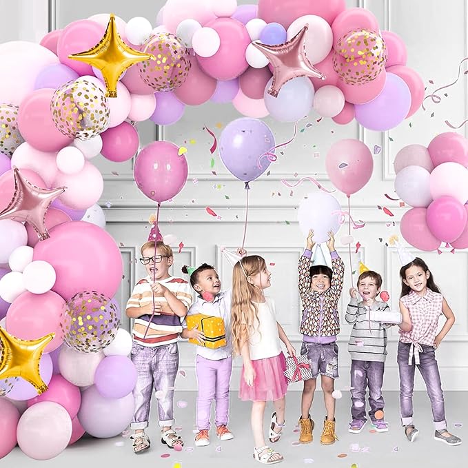 Unicorn Birthday Decorations for Girls,118pcs Unicorn Theme Party