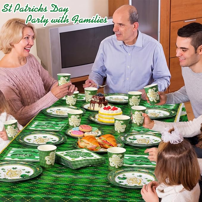403 Pcs St Patrick's Day Party Decorations for 50 Lucky Shamrock