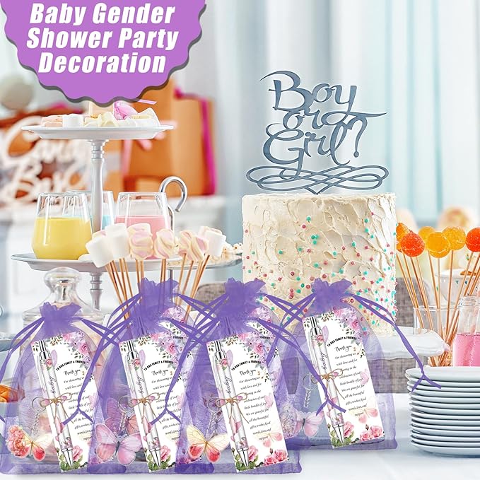 145 Pieces Baby Shower Favors for Guest Butterfly Ballpoint Pens and