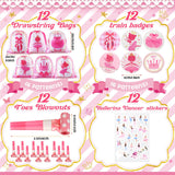 Yeaqee 100Pcs Ballerina Party Favors Include Ballet Drawstring
