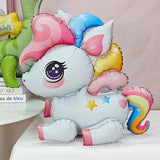 Self Standing Unicorn Animal 4D Foil Balloons For Unicorn Theme Kids