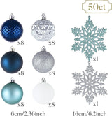 Valery Madelyn Christmas Tree Decorations Ornament Set, 50ct 2.36 #21
