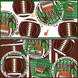 Football Party Decorations 82Pcs Supplies Including Plates Napkins