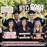 24 Designs Graduation Photo Booth Props Double Sided 11x5.51''